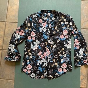 KUT FROM THE KLOTH Jasmine floral print blouse EUC